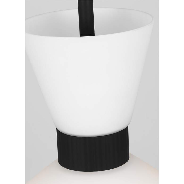 Image 6 Visual Comfort Studio Belcarra Medi Midnight Black Pendant 1 Medium A19 75w more views