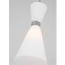 2_Visual Comfort Studio Belcarra Small Brushed Steel Pendant 1 Medium A19 75w more views
