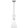 3_Visual Comfort Studio Belcarra Small Brushed Steel Pendant 1 Medium A19 75w more views