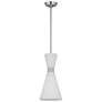 5_Visual Comfort Studio Belcarra Small Brushed Steel Pendant 1 Medium A19 75w more views