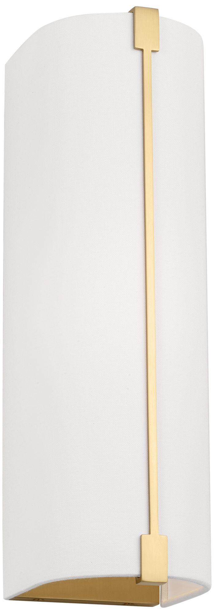 Visual Comfort Studio  Bergen Medium Sconce  A19  5"  Burnished Brass