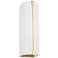 Visual Comfort Studio  Bergen Medium Sconce  A19  5"  Burnished Brass