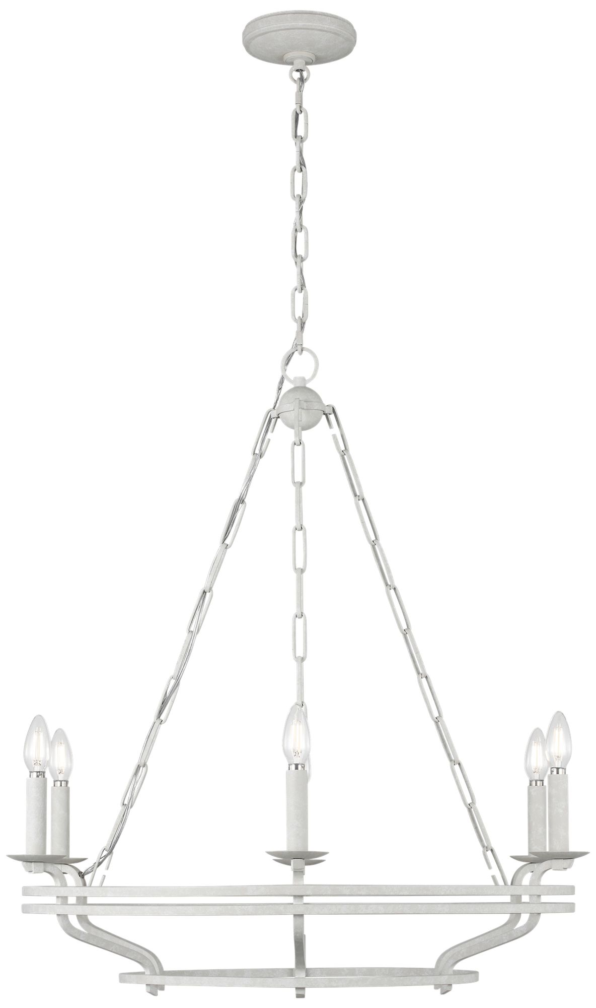 Image 2 Visual Comfort Studio  Brighton 32" Chandelier  B11    Aged Pewter more views