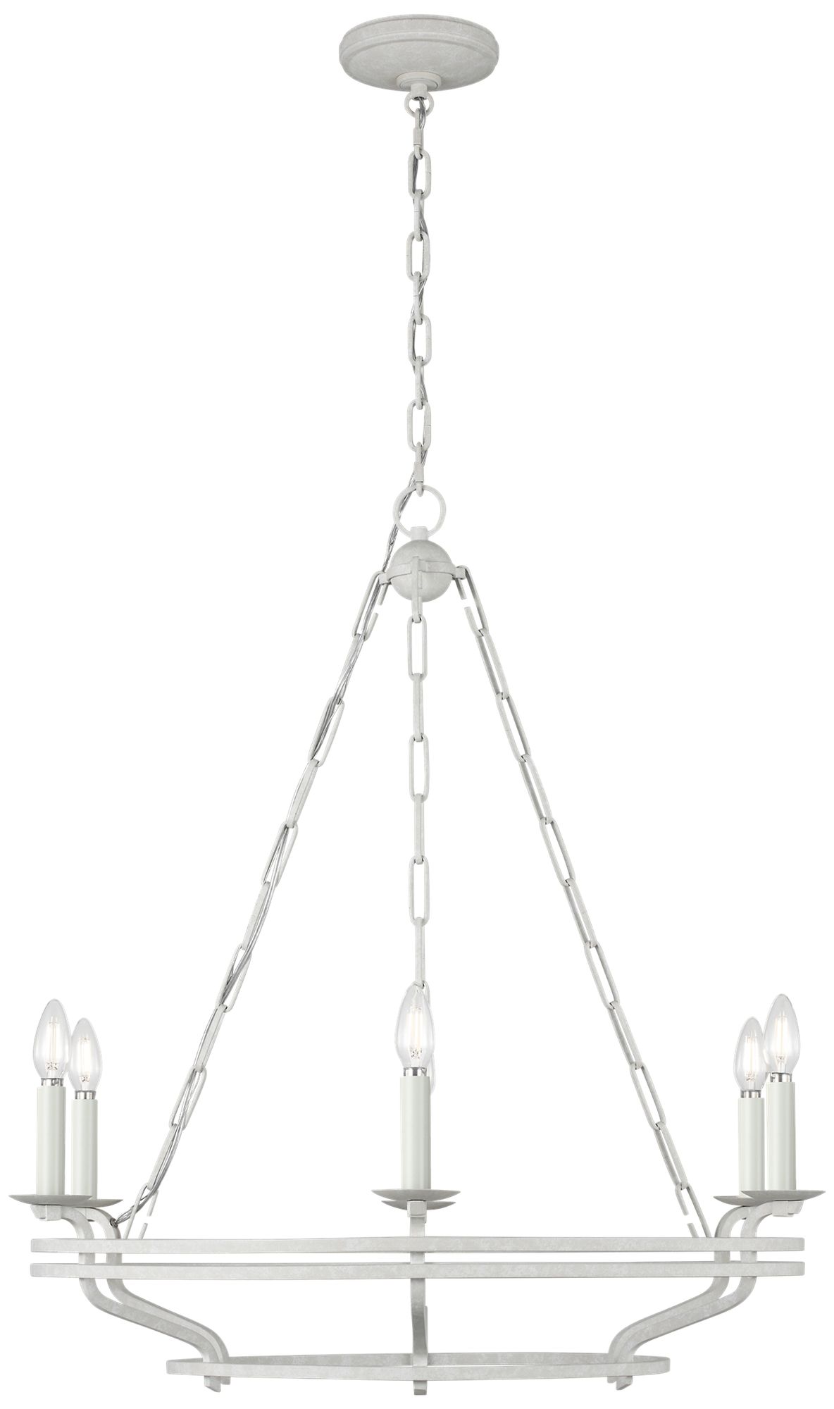 Image 3 Visual Comfort Studio  Brighton 32" Chandelier  B11    Aged Pewter more views