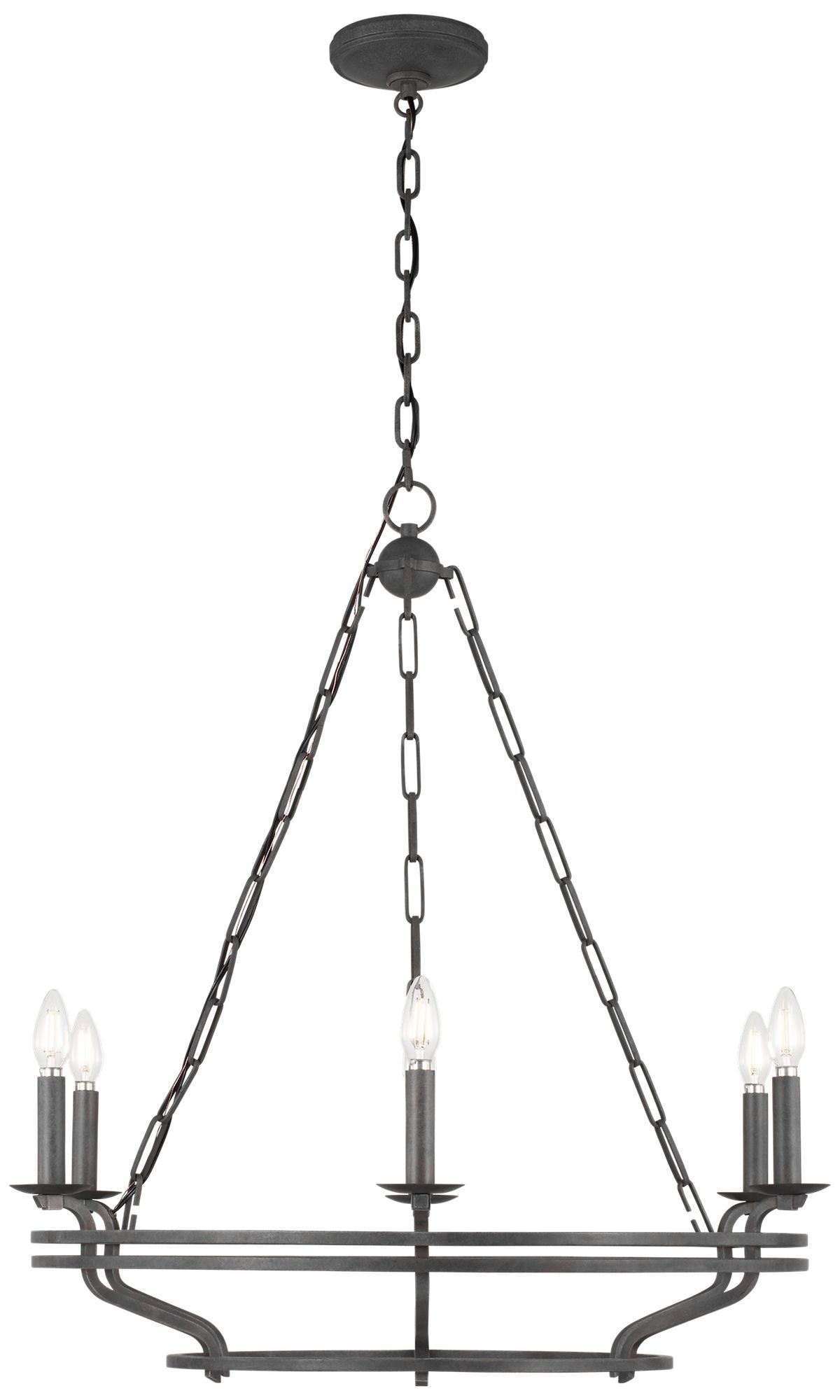 Image 2 Visual Comfort Studio  Brighton 32" Chandelier  B11    Italian Rust more views