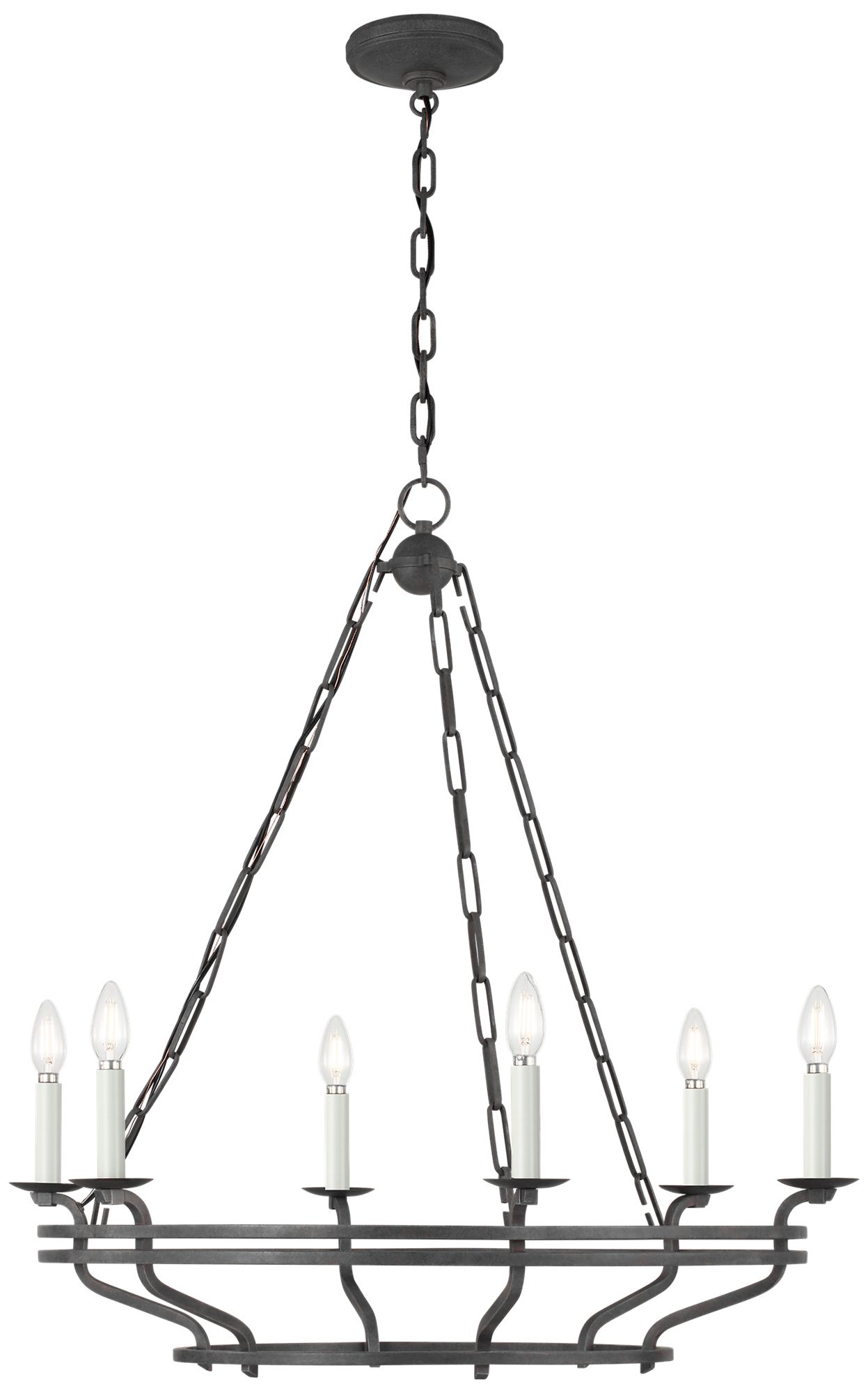 Visual Comfort Studio  Brighton 32" Chandelier  B11    Italian Rust