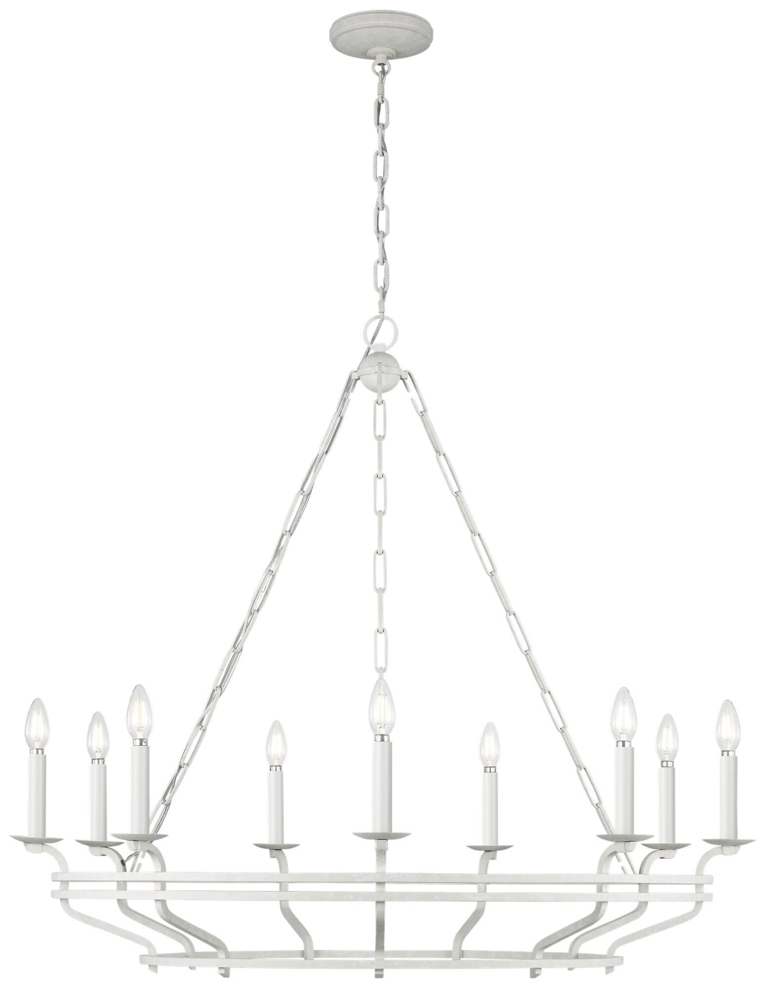 Image 3 Visual Comfort Studio  Brighton 42" Chandelier  B11    Aged Pewter more views
