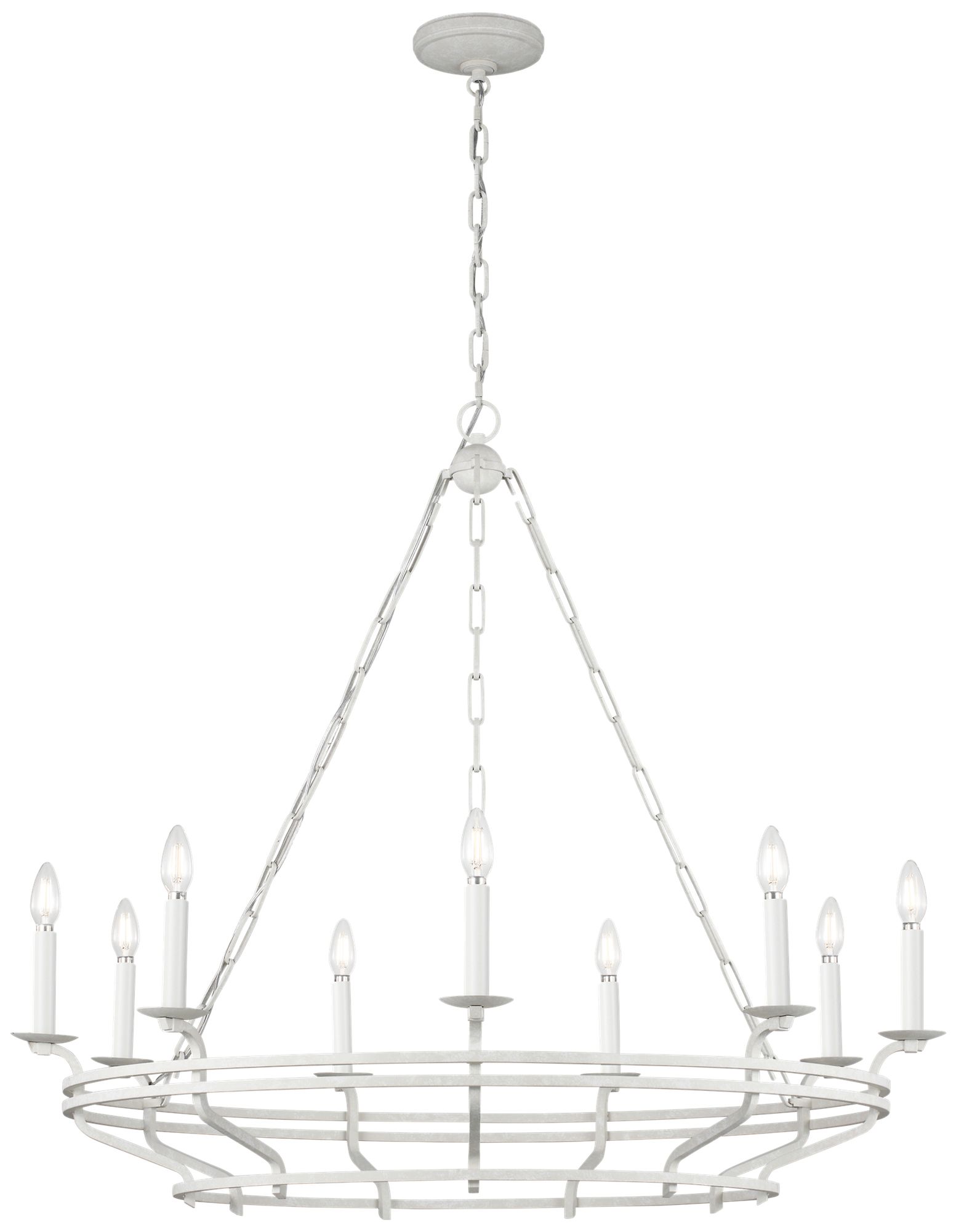 Image 4 Visual Comfort Studio  Brighton 42" Chandelier  B11    Aged Pewter more views