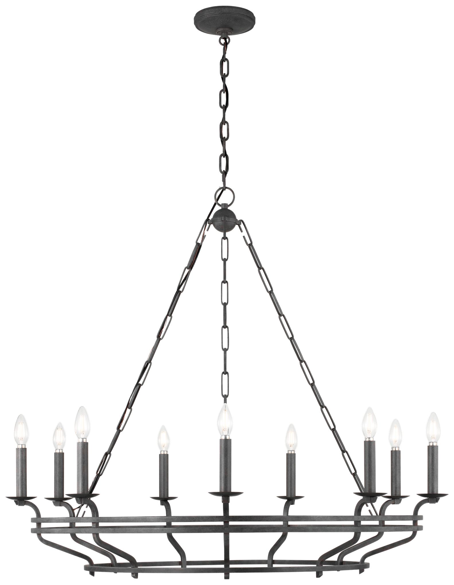 Visual Comfort Studio  Brighton 42" Chandelier  B11    Italian Rust