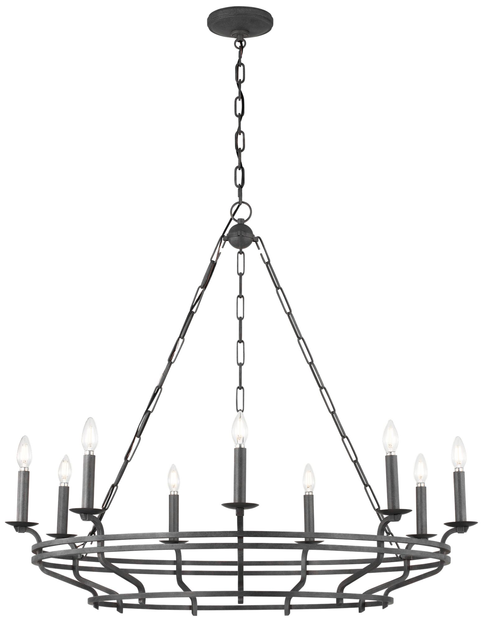 Image 3 Visual Comfort Studio  Brighton 42" Chandelier  B11    Italian Rust more views