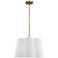 Visual Comfort Studio Bronte Burnished Brass Pendant 3 Medium A19 60w