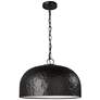 Visual Comfort Studio  Buckner Small Pendant  A19  18"  Aged Iron