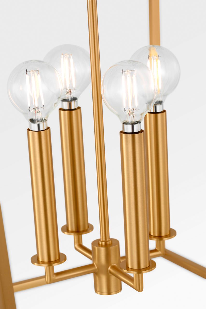 Image 4 Visual Comfort Studio Carlyle 14 Lantern Burnished Brass B11 more views