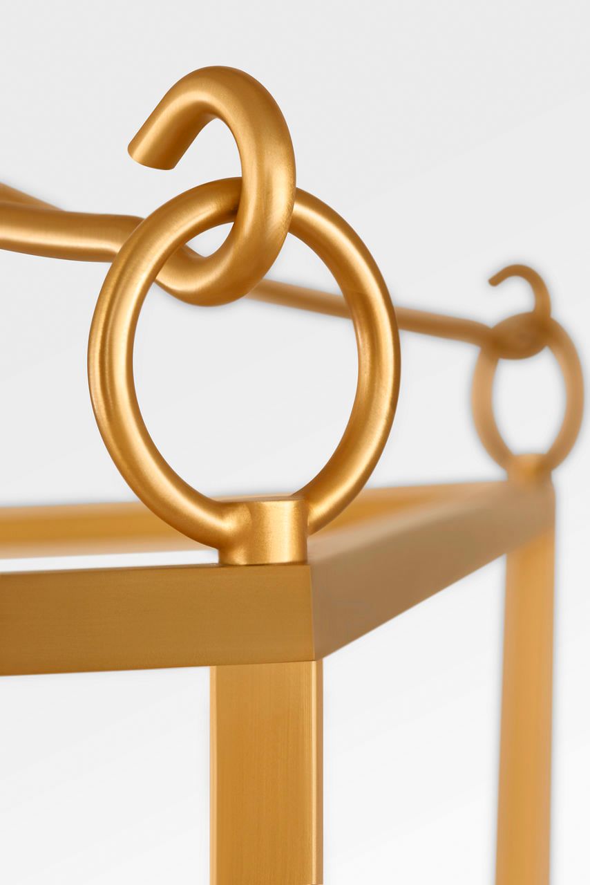 Image 5 Visual Comfort Studio Carlyle 14 Lantern Burnished Brass B11 more views