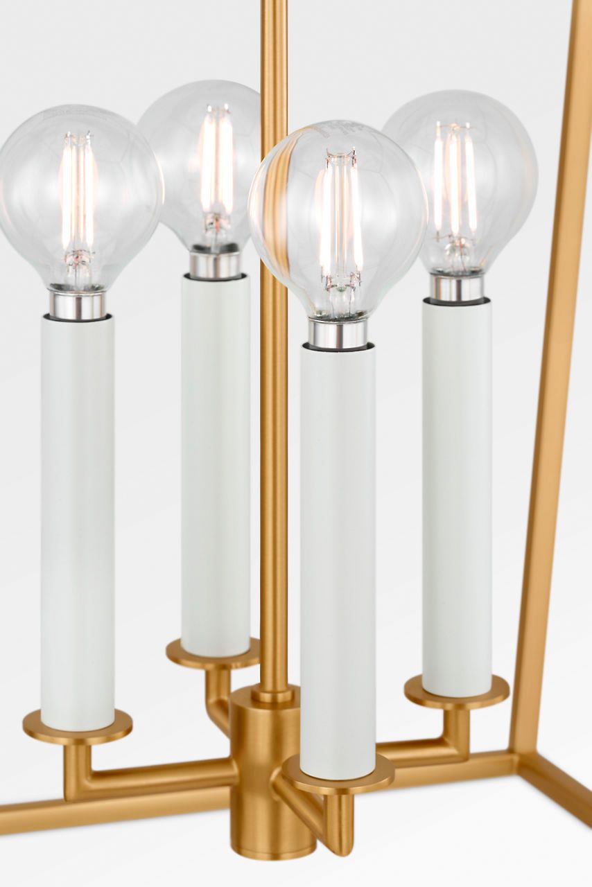 Image 6 Visual Comfort Studio Carlyle 14 Lantern Burnished Brass B11 more views