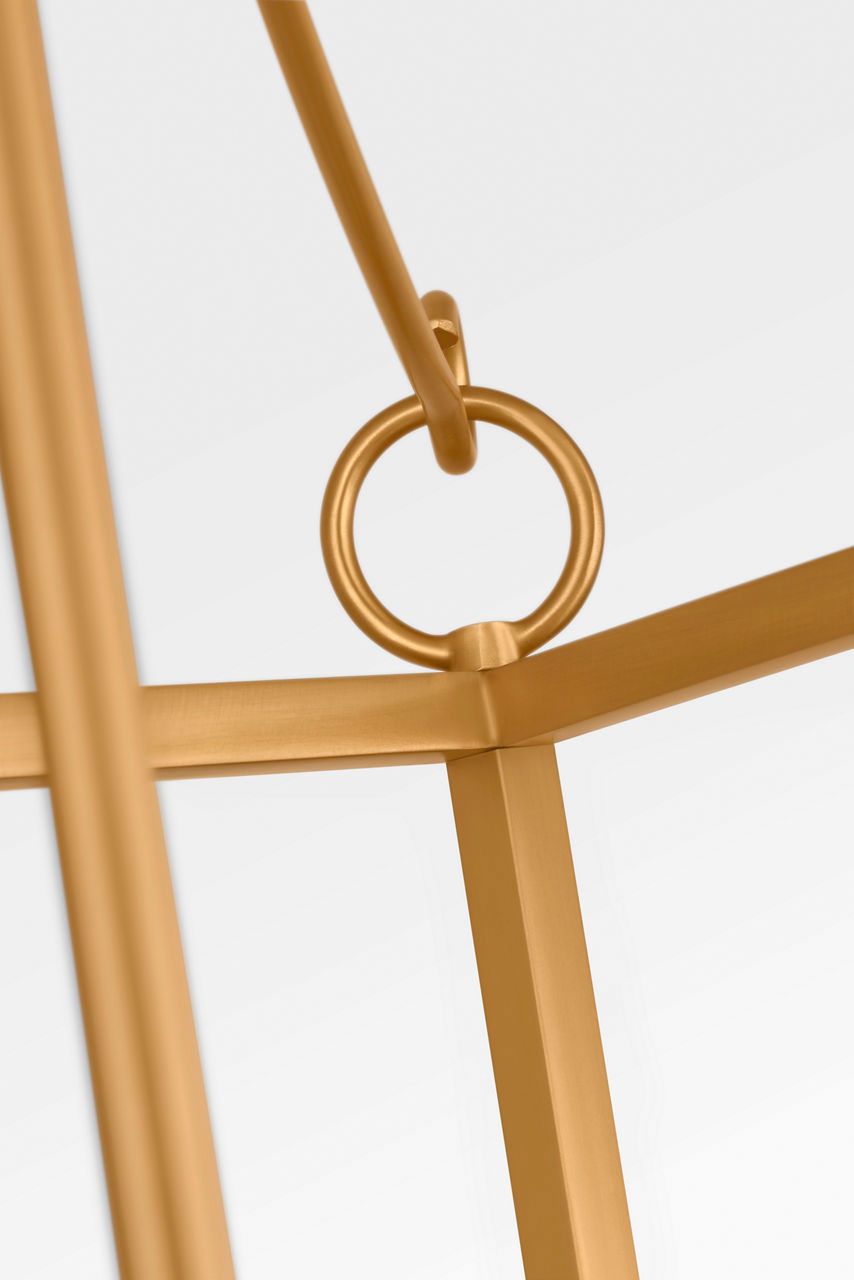 Image 5 Visual Comfort Studio Carlyle 18 Lantern Burnished Brass B11 more views