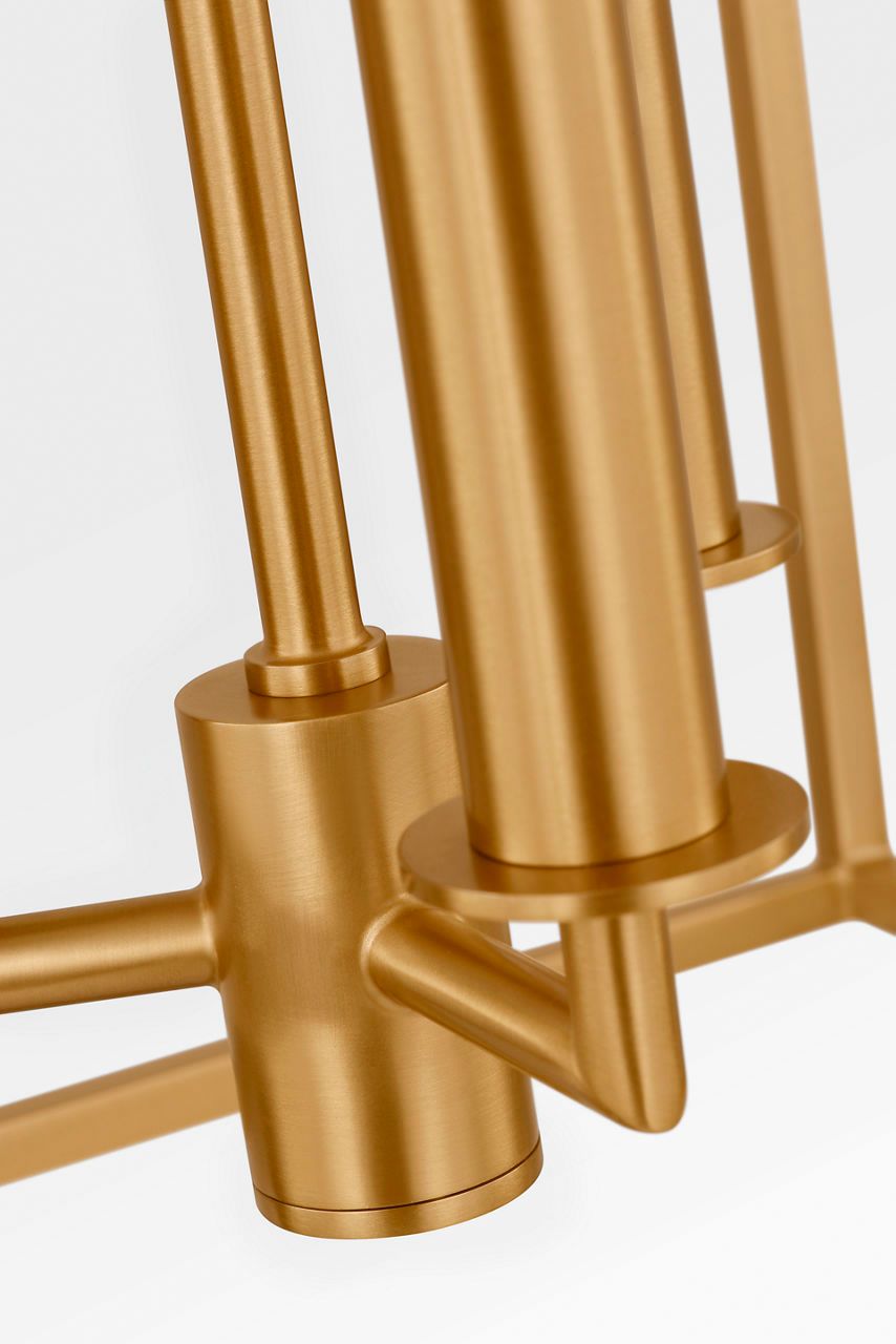 Image 6 Visual Comfort Studio Carlyle 18 Lantern Burnished Brass B11 more views