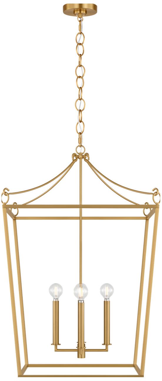 Visual Comfort Studio Carlyle 21 Lantern Burnished Brass B11