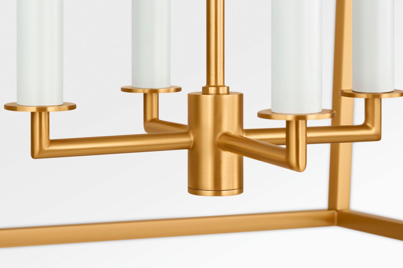 Image 6 Visual Comfort Studio Carlyle 21 Lantern Burnished Brass B11 more views