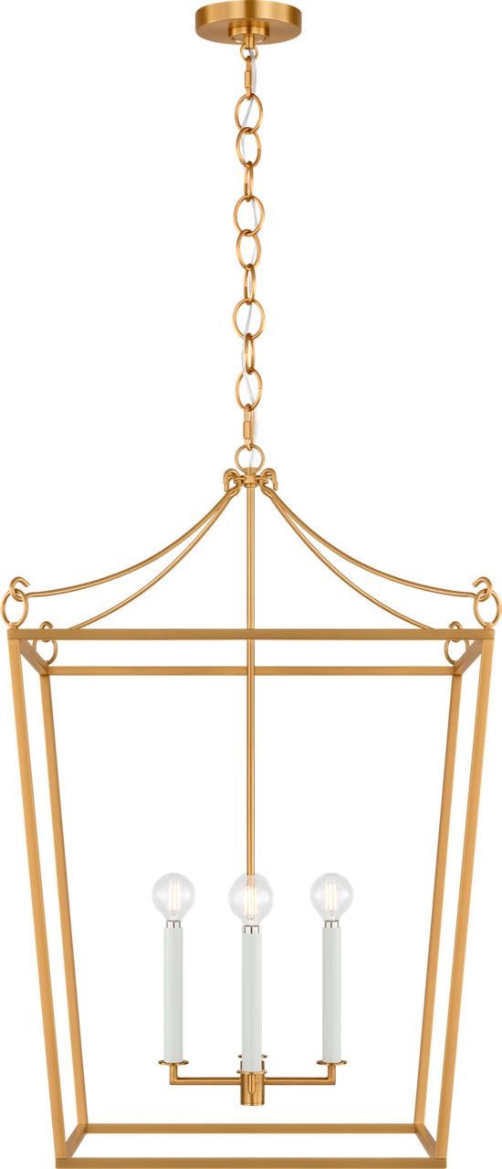 Visual Comfort Studio Carlyle 21 Lantern Burnished Brass B11