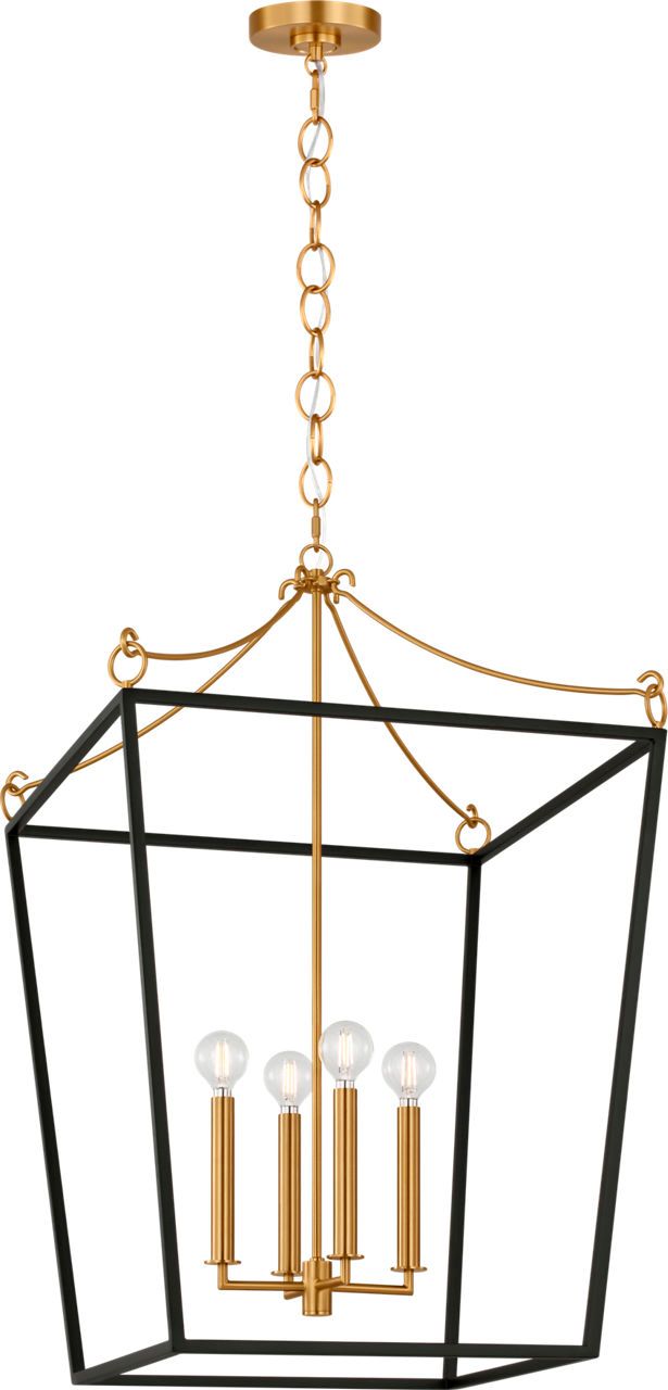 Image 2 Visual Comfort Studio Carlyle 21 Lantern Midnight Black B11 more views