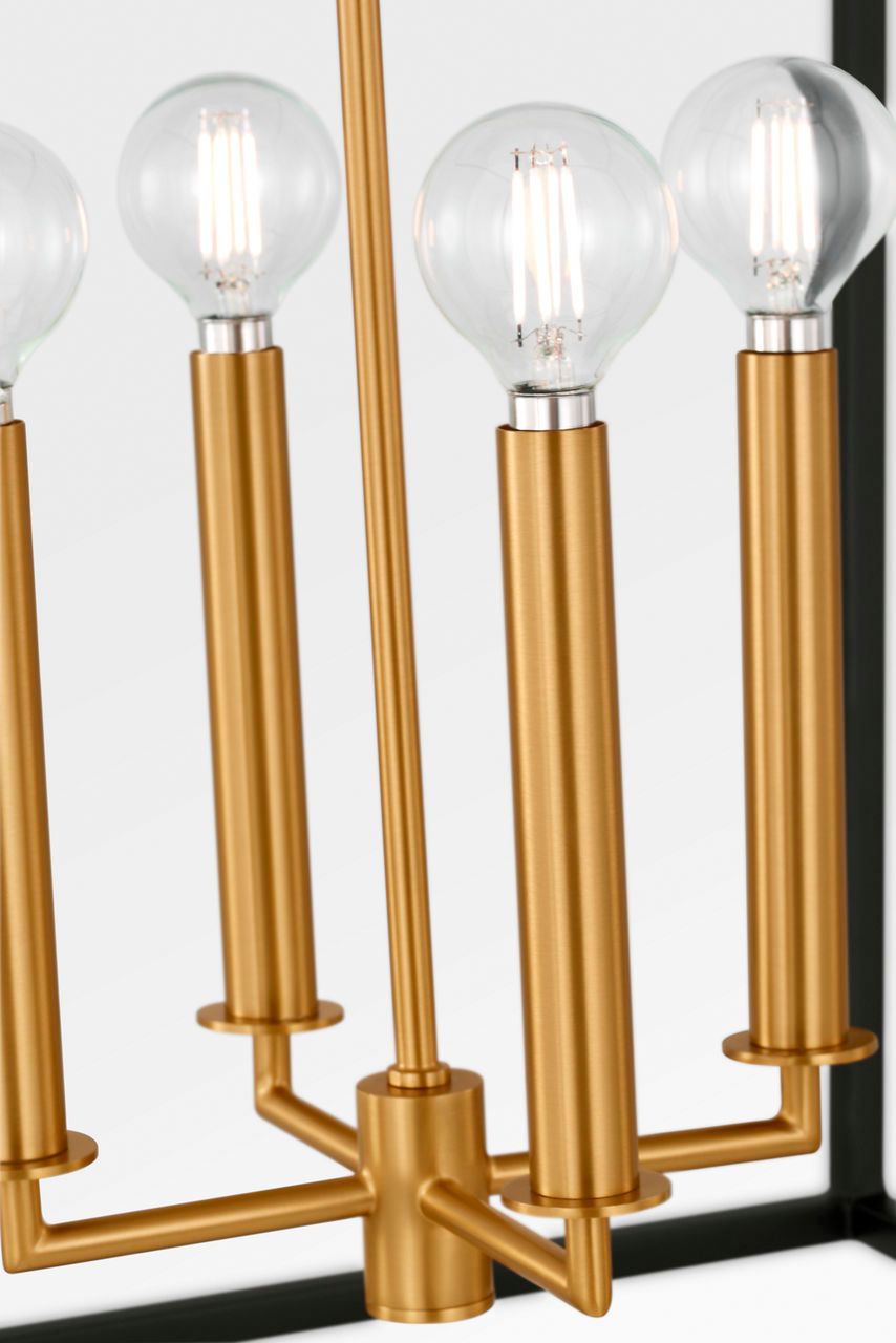 Image 6 Visual Comfort Studio Carlyle 21 Lantern Midnight Black B11 more views