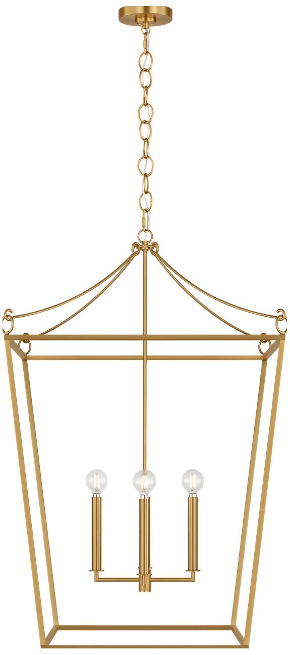 Visual Comfort Studio Carlyle 24 Lantern Burnished Brass B11