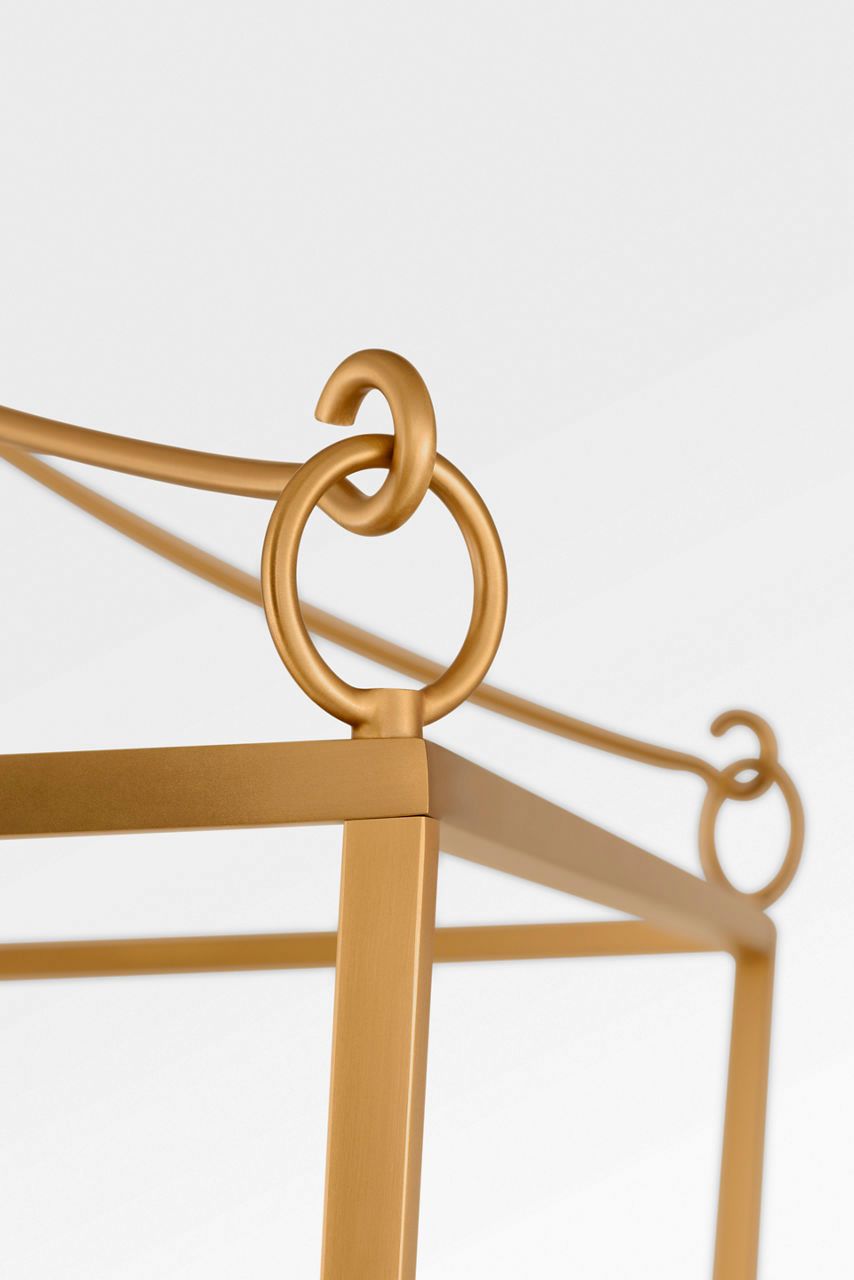 Image 6 Visual Comfort Studio Carlyle 24 Lantern Burnished Brass B11 more views