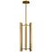 Visual Comfort Studio Carson Burnished Brass Pendant Integrated Array 20W