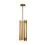 2_Visual Comfort Studio Carson Burnished Brass Pendant Integrated Array 20W more views