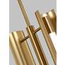 3_Visual Comfort Studio Carson Burnished Brass Pendant Integrated Array 20W more views