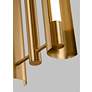 4_Visual Comfort Studio Carson Burnished Brass Pendant Integrated Array 20W more views