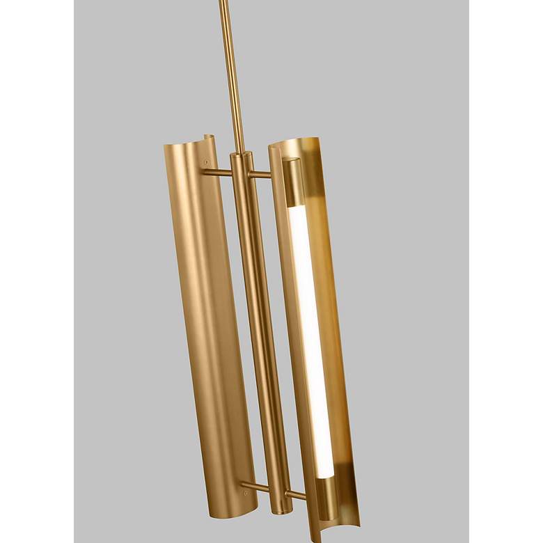 Image 5 Visual Comfort Studio Carson Burnished Brass Pendant Integrated Array 20W more views