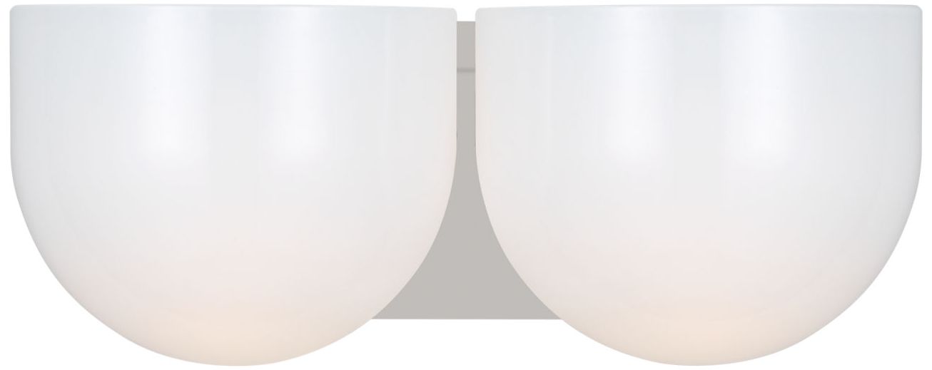 Image 3 Visual Comfort Studio Cheverny Medium Bath Sconce Polished Nickel G16.5 more views