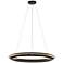 Visual Comfort Studio Cielo Medium Chandelier Array 30" Black