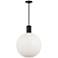 Visual Comfort Studio Colewood Large Pendant A19 20" Black