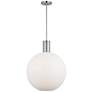 Visual Comfort Studio  Colewood Large Pendant  A19  20"  Brushed Nickel