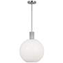 Visual Comfort Studio  Colewood Medium Pendant  A19  15.5"  Brushed Nickel