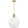 Visual Comfort Studio  Colewood Medium Pendant  A19  15.5"  Satin Brass