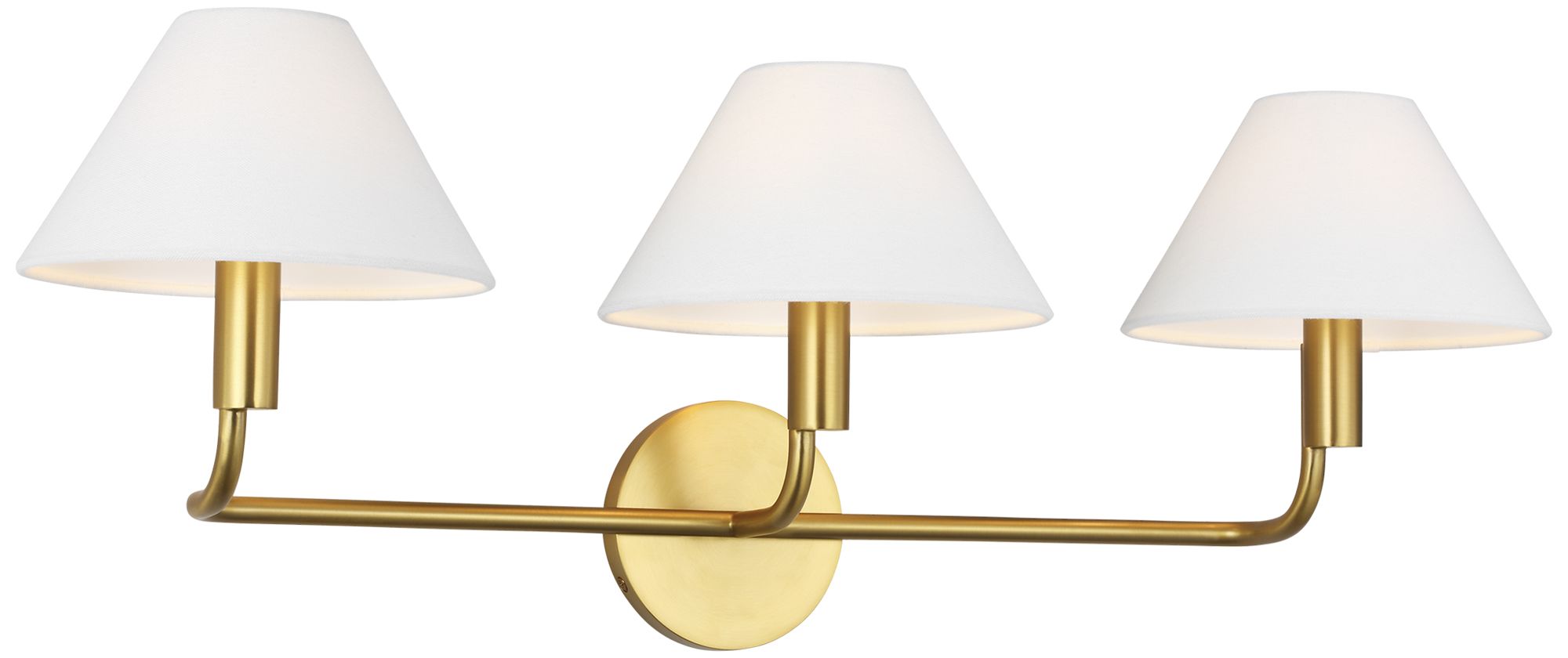 Visual Comfort Studio  Colfax Large Sconce  Torpedo  29"  Burnished Brass