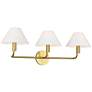 Visual Comfort Studio  Colfax Large Sconce  Torpedo  29"  Burnished Brass