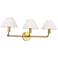 Visual Comfort Studio Colfax Large Sconce Torpedo 29" Burnished Brass