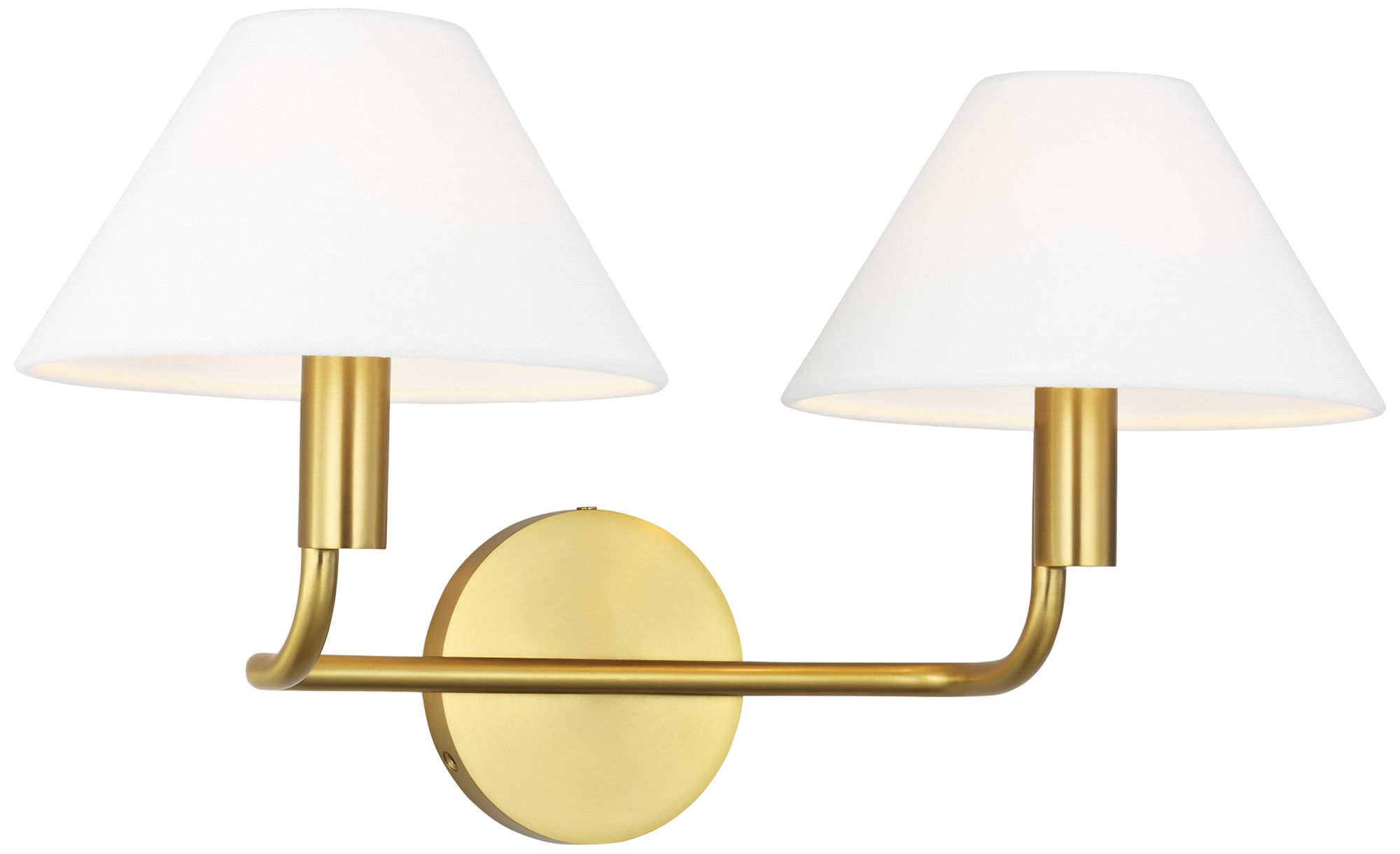 Visual Comfort Studio  Colfax Medium Sconce  B10  18.5"  Burnished Brass