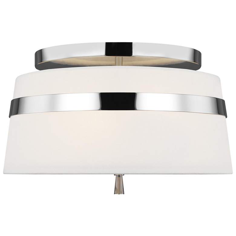 Image 1 Visual Comfort Studio Cordtlandt Polished Nickel Ceiling 3 Medium A19 60w