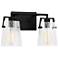 Visual Comfort Studio Crofton 2 - Light Vanity A19 14.62" Black