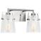 Visual Comfort Studio Crofton 2 - Light Vanity A19 14.62" Brushed Nickel