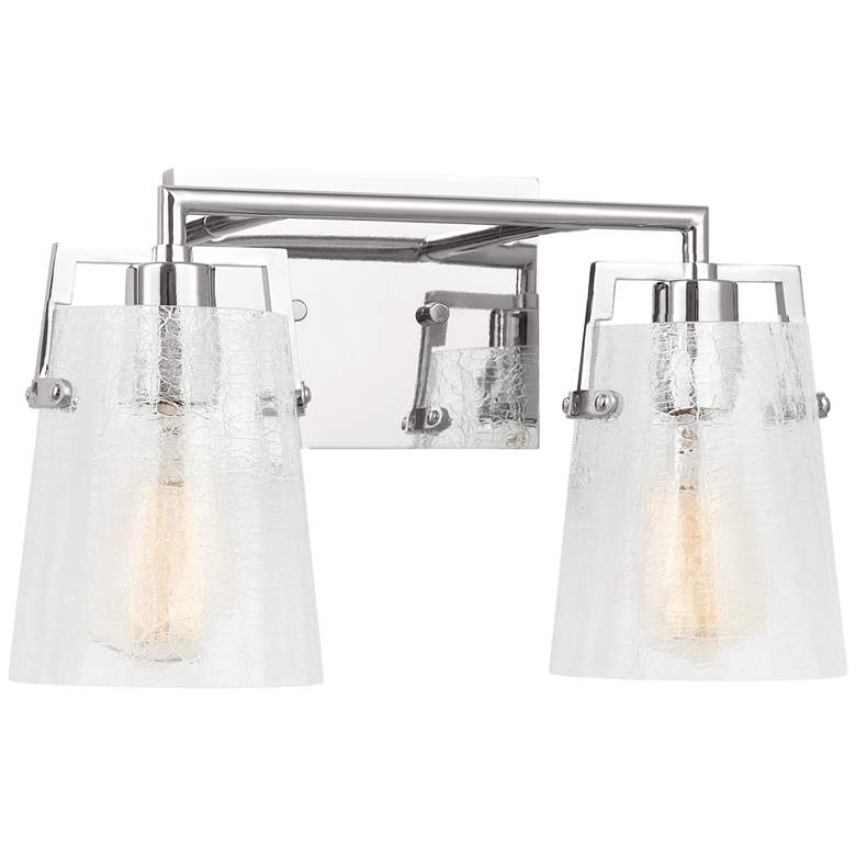 Image 1 Visual Comfort Studio Crofton 2 - Light Vanity A19 14.62" Chrome