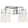 Visual Comfort Studio Crofton 2 - Light Vanity A19 14.62" Chrome