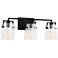 Visual Comfort Studio Crofton 3 - Light Vanity A19 24" Black
