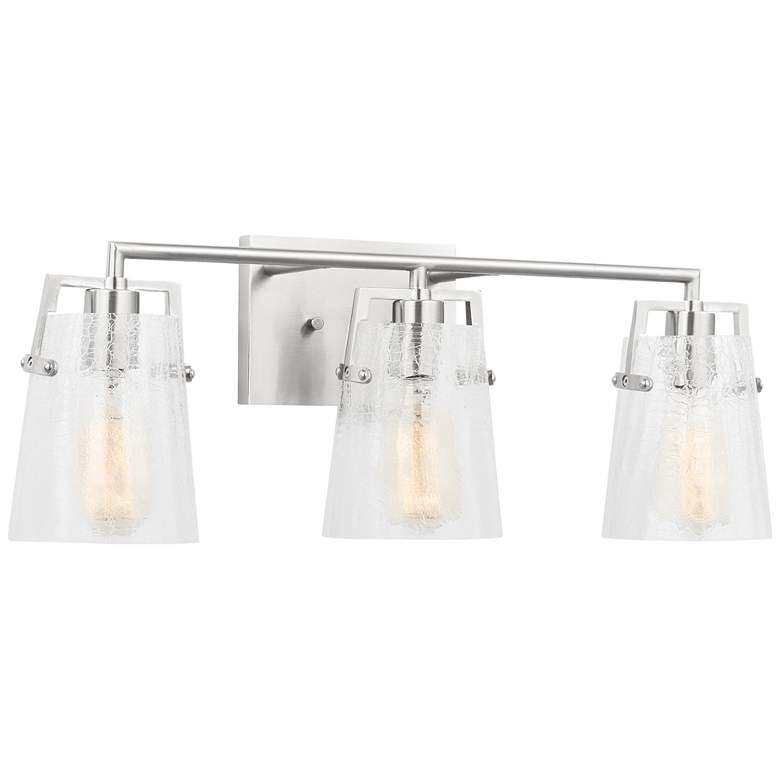 Image 1 Visual Comfort Studio Crofton 3 - Light Vanity A19 24" Brushed Nickel
